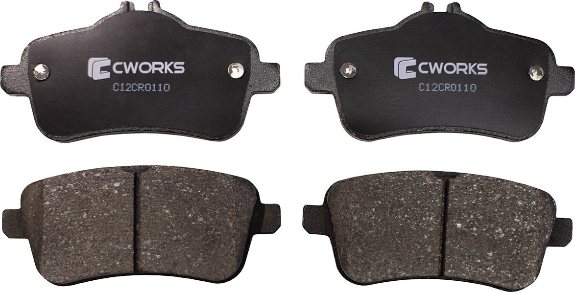 Колодки тормозные задние (Low Metallic) (Cworks). Артикул C12CR0110