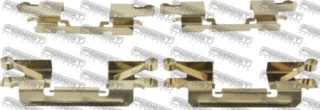 Комплект монтажный тормозных колодок Febest. Артикул 0403-KH9WF