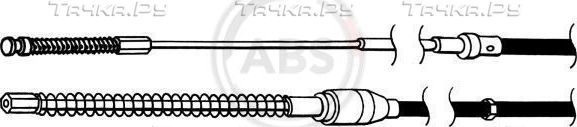 Трос ручника (тросик ручного тормоза) ABS. Артикул K12886