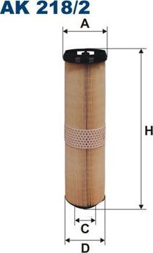Воздушный фильтр Filtron. Артикул AK 218/2