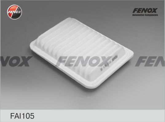Воздушный фильтр Fenox для Toyota Yaris Verso 1999-2005. Артикул FAI105