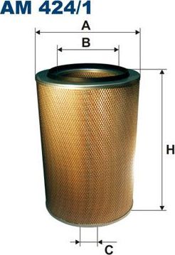Воздушный фильтр Filtron. Артикул AM 424/1