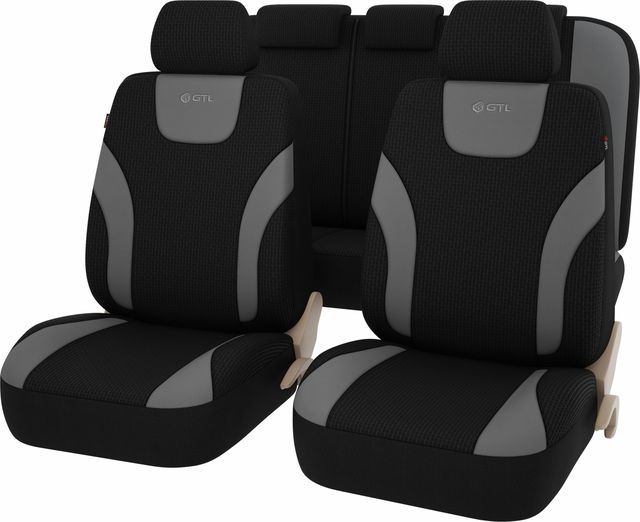 Чехлы универсальные PSV GTL Step на сидения, цвет Темно-серый. Артикул 132693