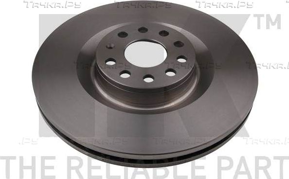 Тормозной диск NK передний для Volkswagen Passat CC I 2008-2012. Артикул 204786