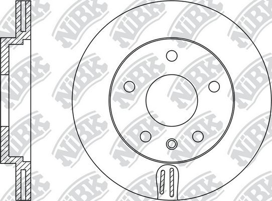 Тормозной диск NiBK. Артикул RN1399