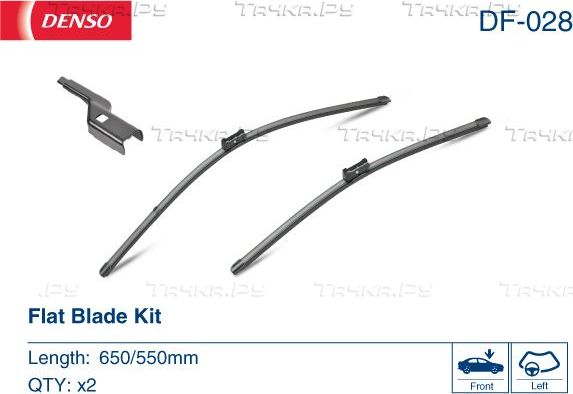 Щетки стеклоочистителя (дворники) Denso. Артикул DF-028