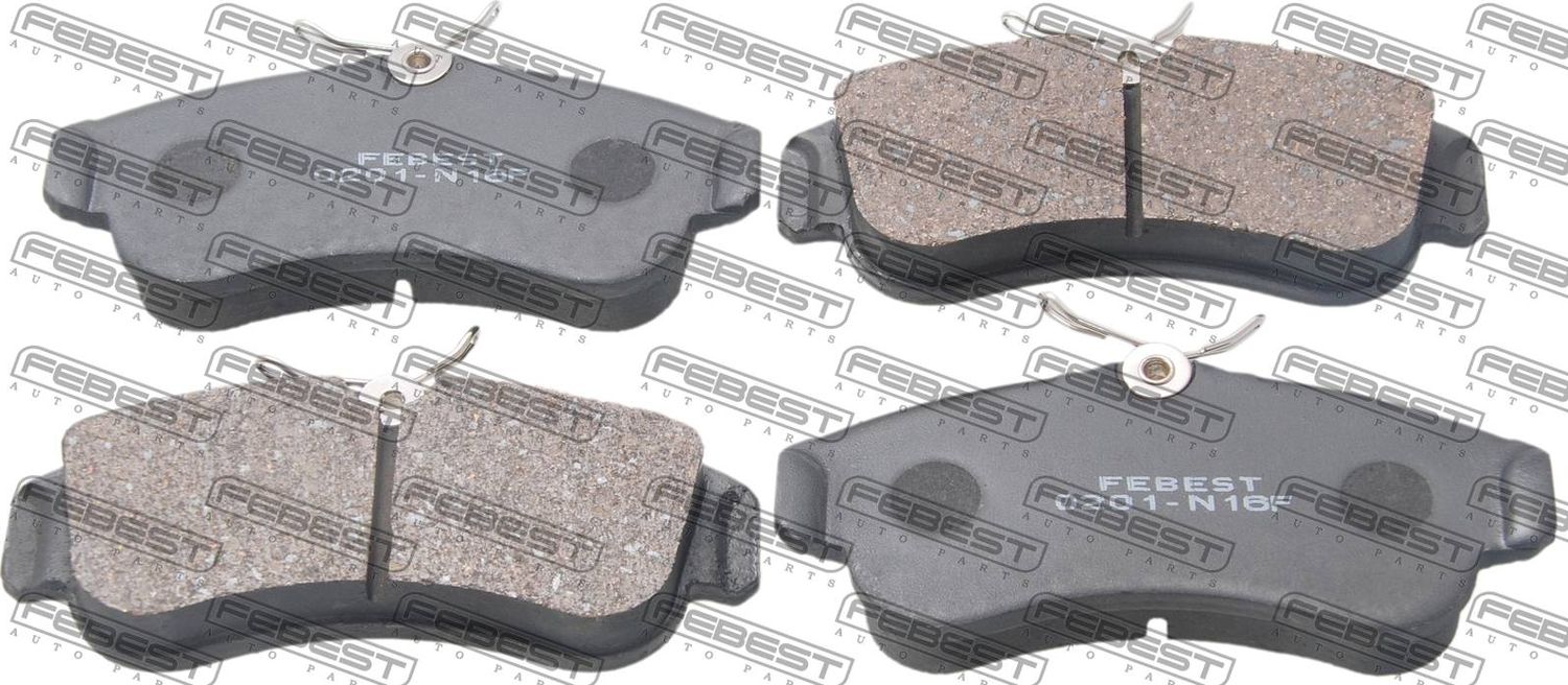 Тормозные колодки Febest. Артикул 0201-N16F