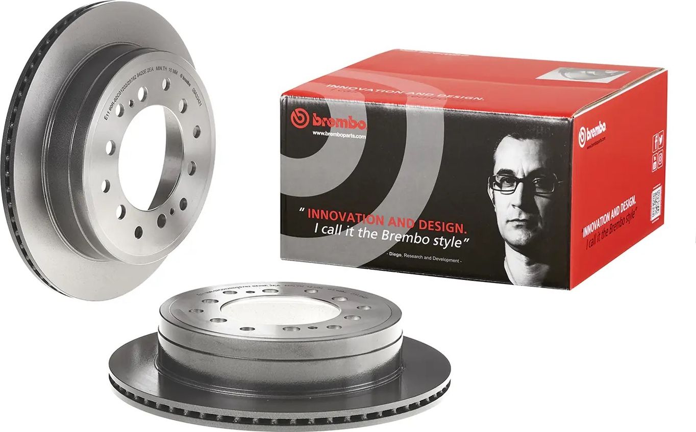 Тормозной диск Brembo PRIME LINE - UV Coated. Артикул 09.A334.21