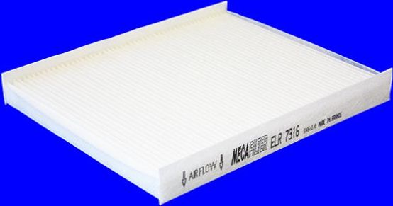 Салонный фильтр MecaFilter. Артикул ELR7316