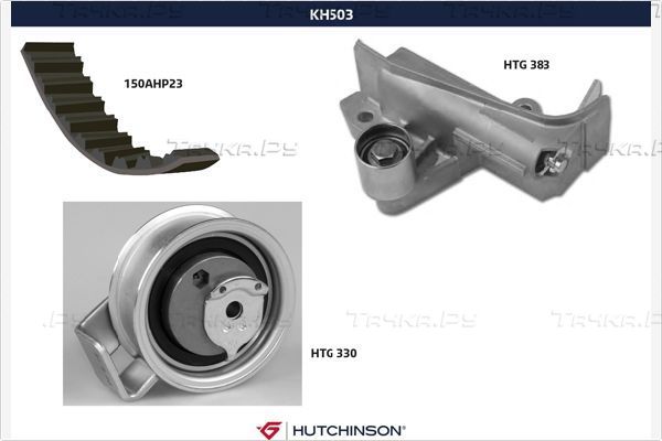 Ремень ГРМ с роликами (комплект) Hutchinson. Артикул KH 503
