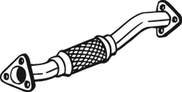 Глушитель (труба соединительная) Bosal передний для Fiat Ducato III 2006-2013. Артикул 700-125