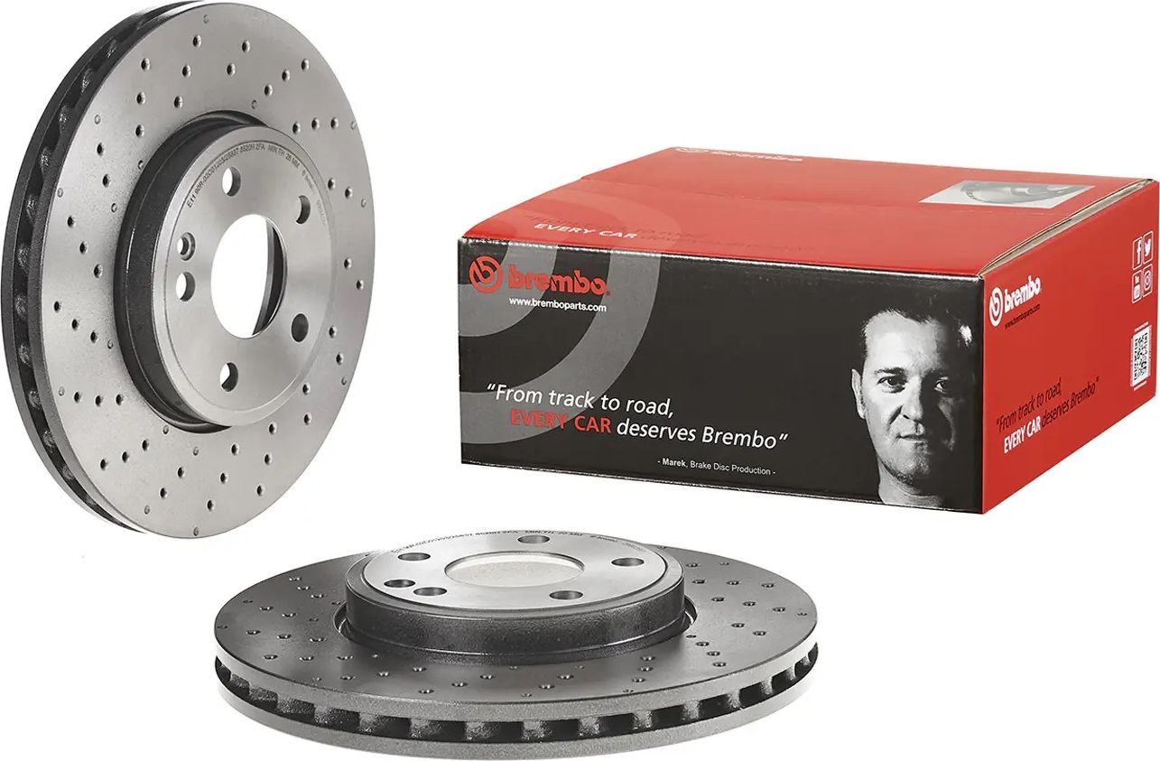 Тормозной диск Brembo PRIME LINE - UV Coated. Артикул 09.B436.51