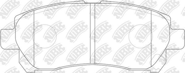 Тормозные колодки NiBK. Артикул PN1832