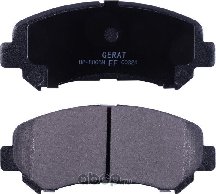 Тормозные колодки Gerat BP-F065N (передние) Normal Gerat. Артикул BPF065N