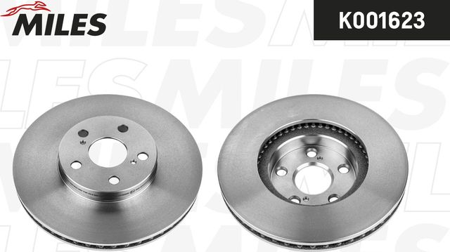Тормозной диск Miles передний для Toyota Caldina III 2002-2007. Артикул K001623