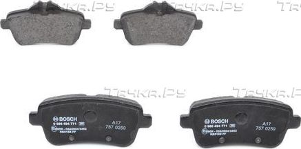Тормозные колодки Bosch. Артикул 0 986 494 771