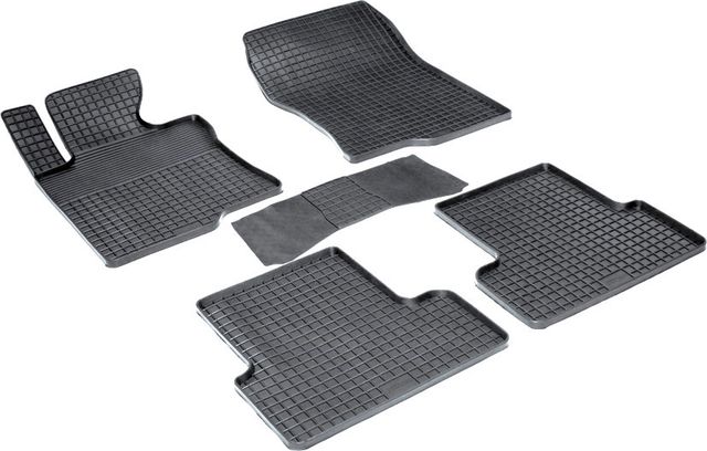 Коврики резиновые Seintex с узором сетка для салона Honda Accord VIII 2008-2012. Артикул 00758