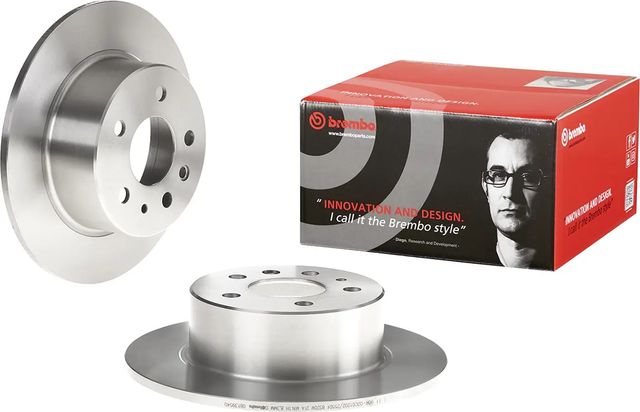 Тормозной диск Brembo задний для Mercedes-Benz W123 1976-1985. Артикул 08.1395.40