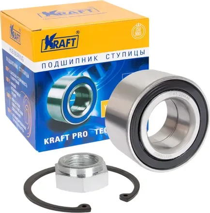 Подшипник ступицы передний (компл.) (Kraft). Артикул KT204646