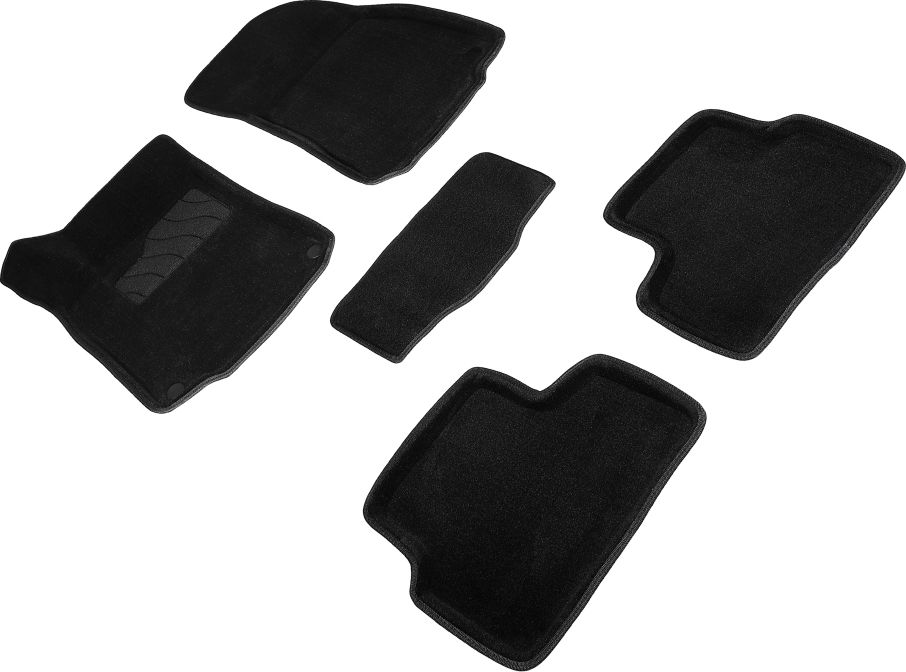 Коврики Seintex 3D ворсовые для салона Mercedes-Benz GLA-Класс H247 2020-2026 ЧЕРНЫЕ. Артикул 96899