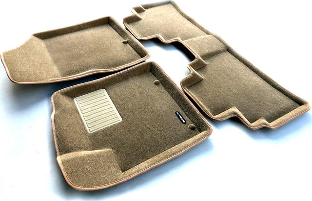 Коврики текстильные Euromat 3D Business для салона Nissan Murano Z52 2016-2026 Бежевые. Артикул EMC3D-003729T