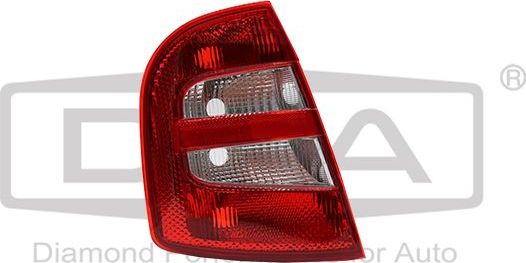 Фонарь задний DPA левый для Skoda Fabia I 1999-2008. Артикул 89450213202