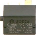 Реле 12V 20А Bosch. Артикул 0 986 AH0 092