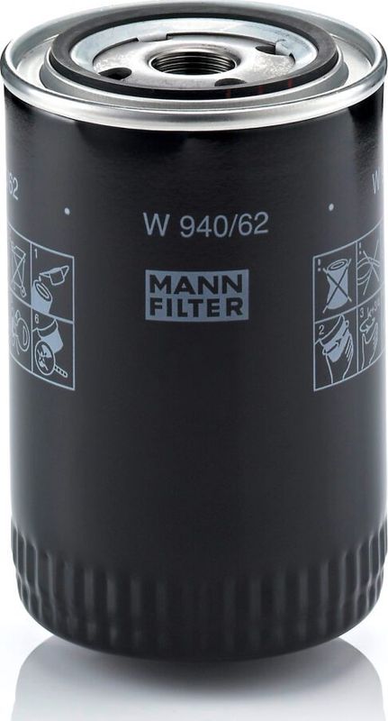 Масляный фильтр Mann-Filter. Артикул W 940/62