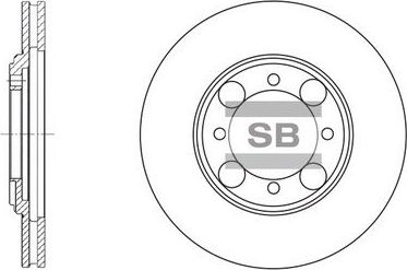 Тормозной диск Sangsin Hi-Q. Артикул SD1014