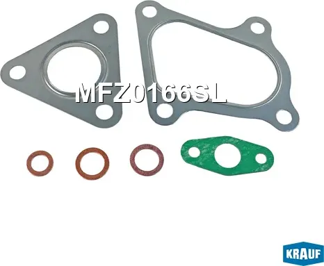 Комплект прокладок турбокомпрессора Krauf. Артикул MFZ0166SL