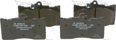Тормозные колодки Bosch (Low-Metallic) передние для Lexus RC I 2014-2026. Артикул 0 986 494 252