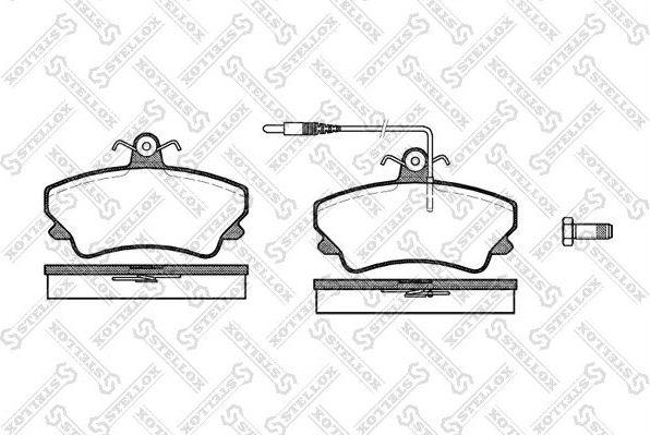 Тормозные колодки Stellox. Артикул 420 012-SX