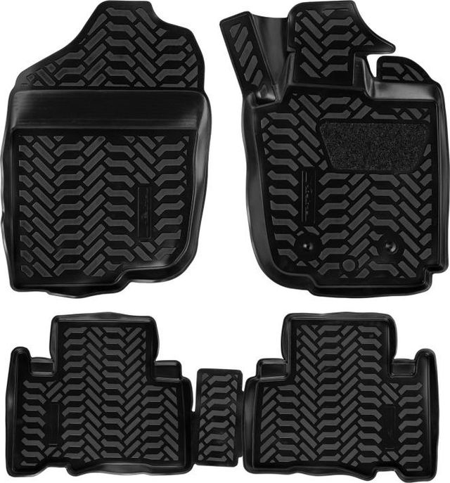 Коврики Airline 3D с высоким бортиком для салона Toyota Vanguard (RHD) 2007-2013. Артикул ACM-PS-69