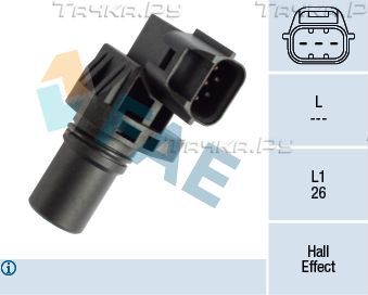 Датчик положения коленвала FAE задний для Subaru Tribeca I 2006-2014. Артикул 79412