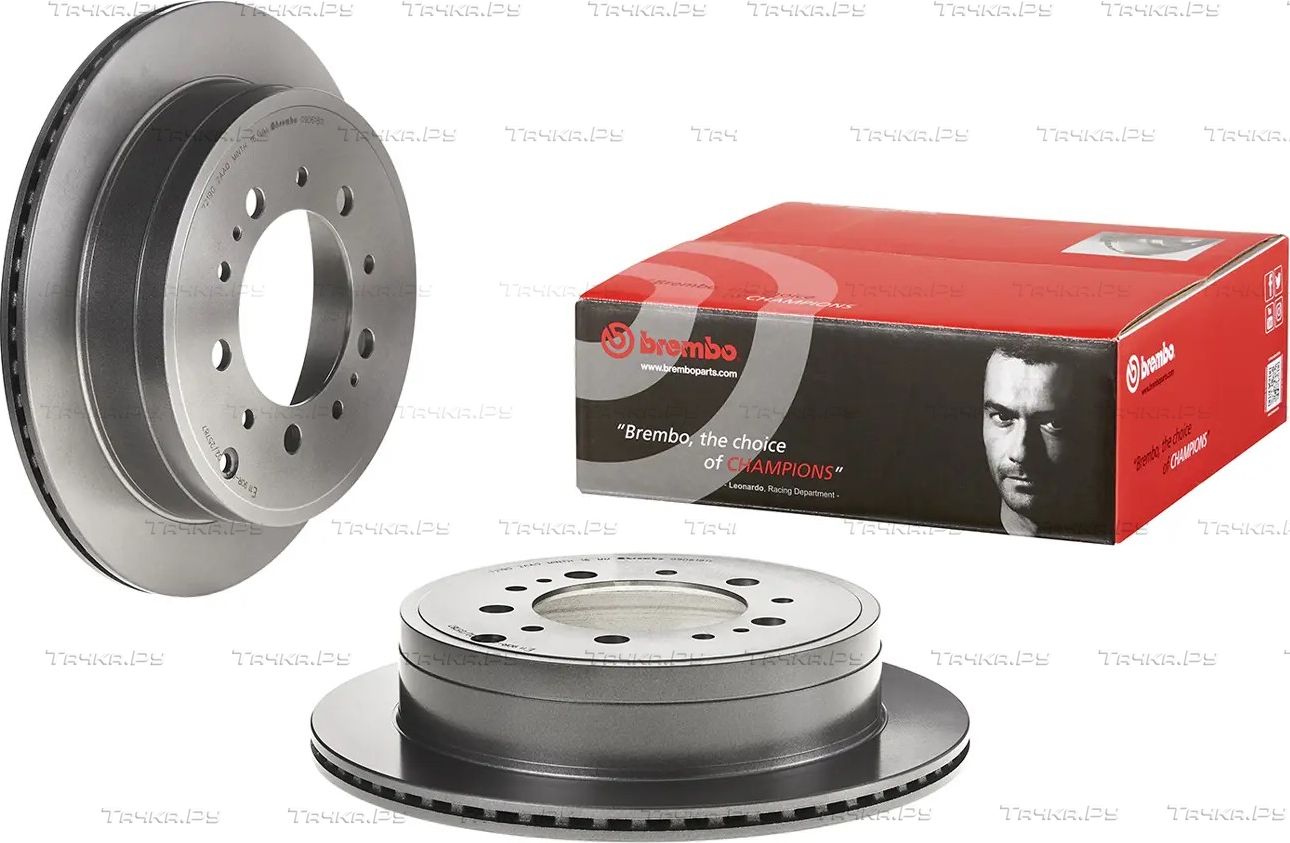 Тормозной диск Brembo UV Coated задний для Lexus LX 470 1998-2008. Артикул 09.D618.11