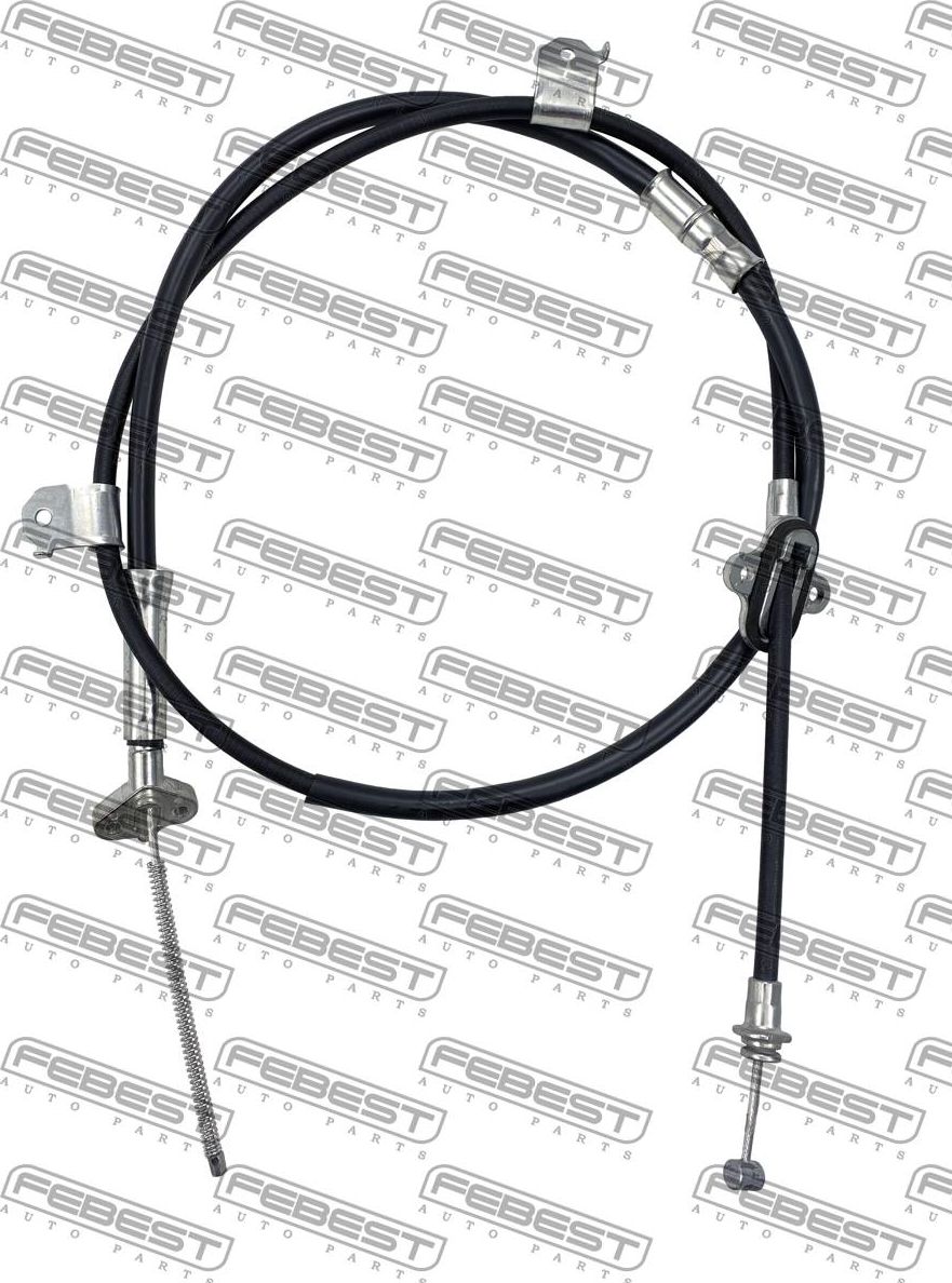 Трос ручника (тросик ручного тормоза) Febest. Артикул 0199-BCASV50LH