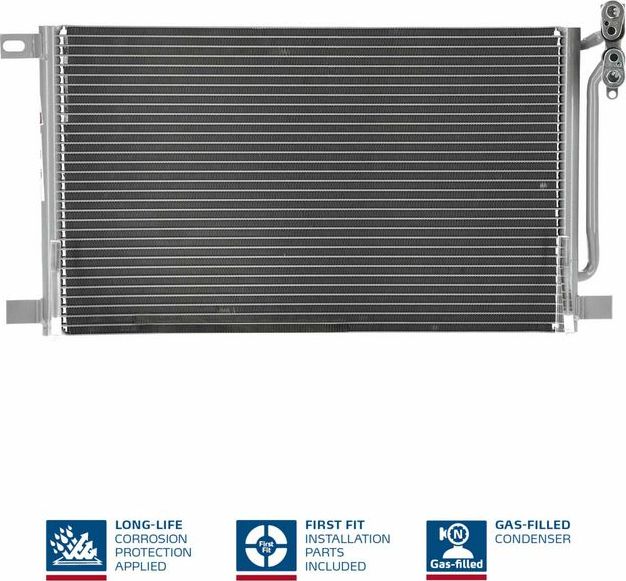 Радиатор кондиционера (конденсатор) Nissens (алюминий). Артикул 94527