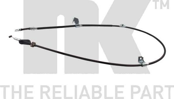 Трос ручника (тросик ручного тормоза) NK. Артикул 902658