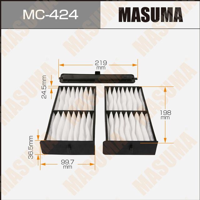 Салонный фильтр Masuma для Mitsubishi Pajero Pinin 1999-2007. Артикул MC-424