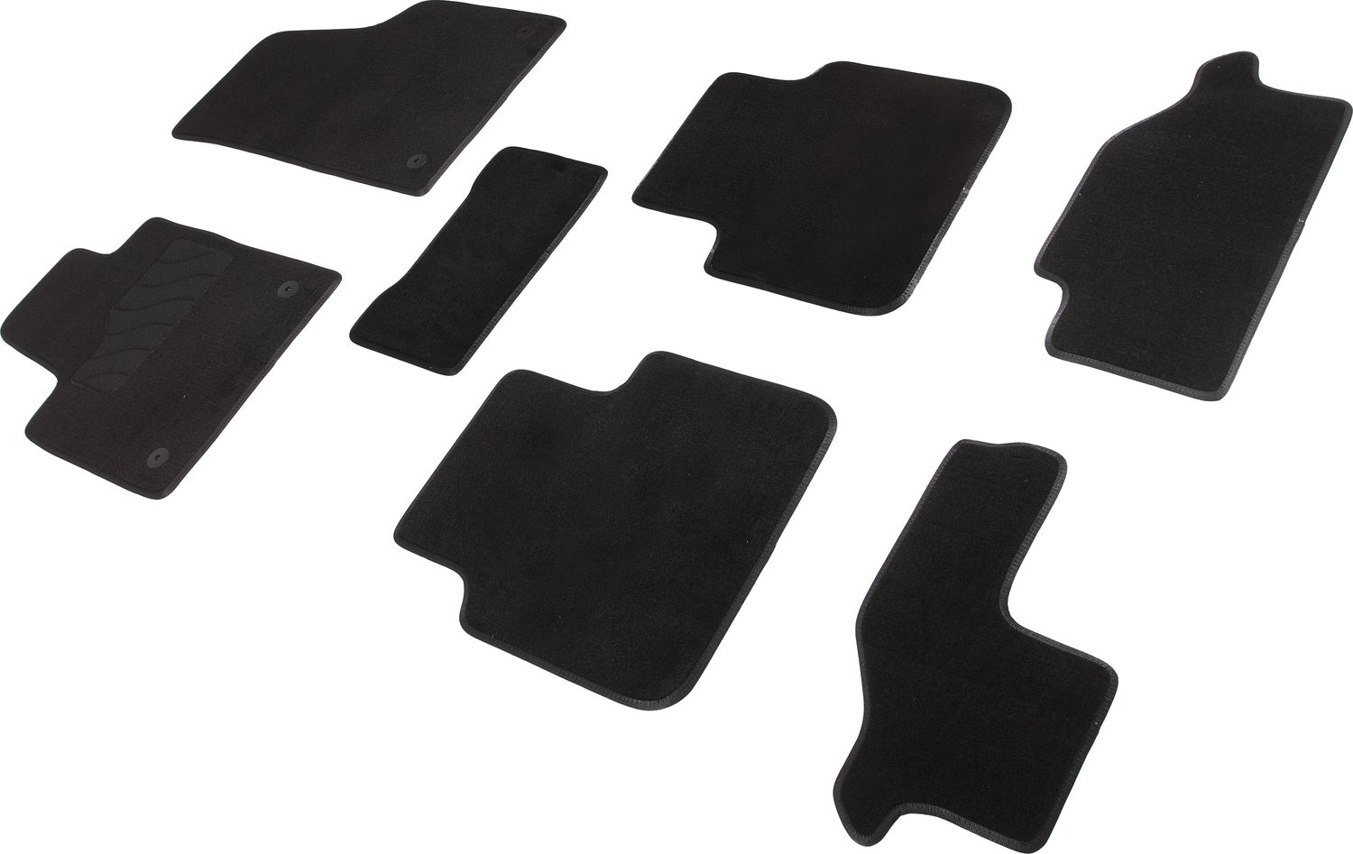 Коврики ворсовые Seintex для салона Volkswagen Terramont (7 мест) 2018-2026. Артикул 90025