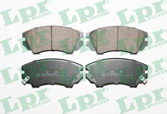 Тормозные колодки LPR. Артикул 05P1467