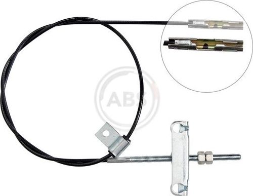 Трос ручника (тросик ручного тормоза) ABS для Ford Transit VI 2000-2006. Артикул K17255