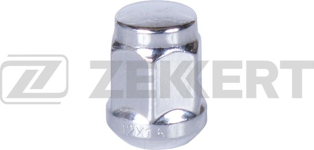 Гайка колесная  сфера  M12 x 1 5  L=30  ключ 19  Хром Zekkert. Артикул BE-4139