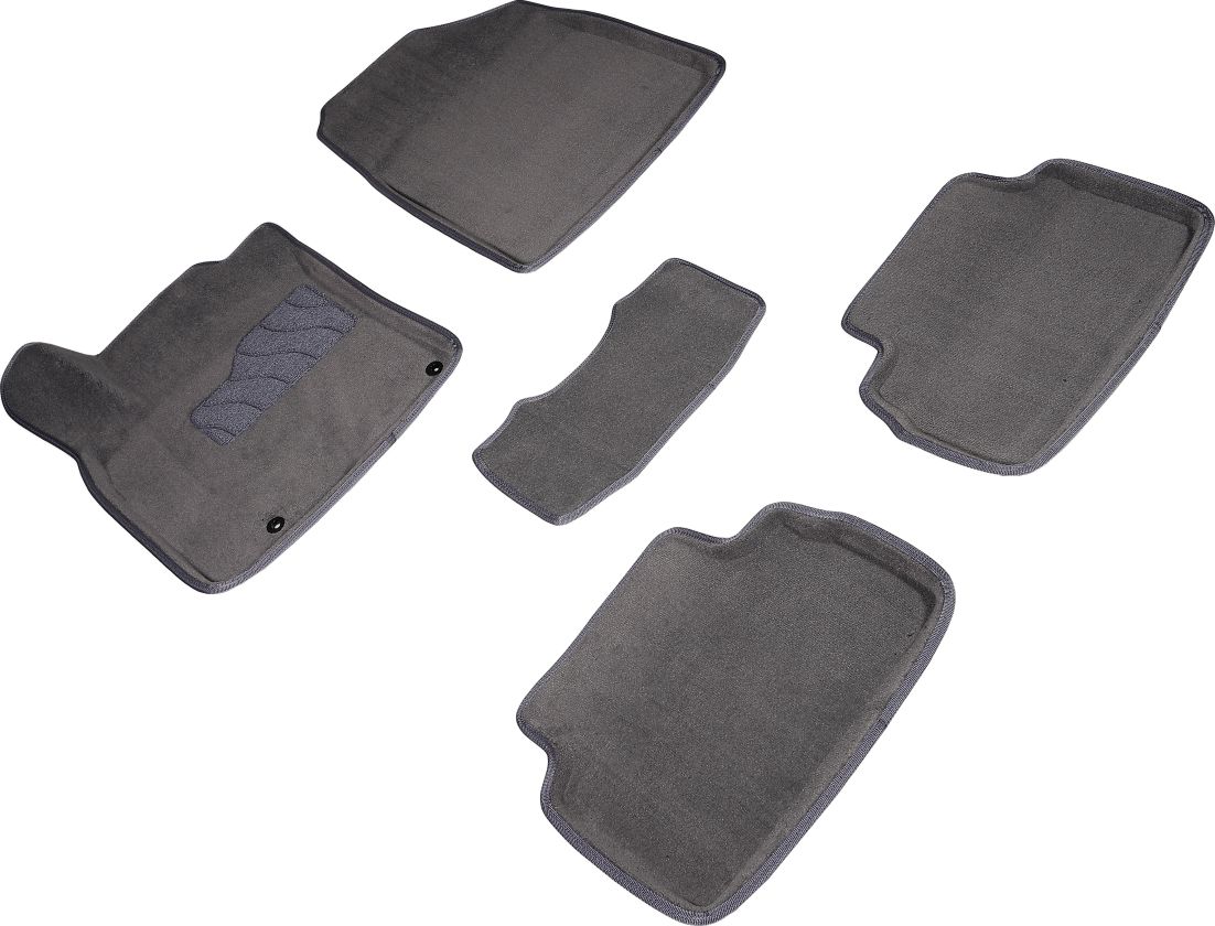 Коврики Seintex 3D ворсовые для салона Kia Ceed III 2018-2026 СЕРЫЕ. Артикул 93421