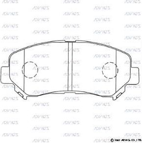 Тормозные колодки Advics. Артикул SN504