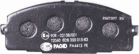 Тормозные колодки Hella. Артикул 8DB 355 015-831