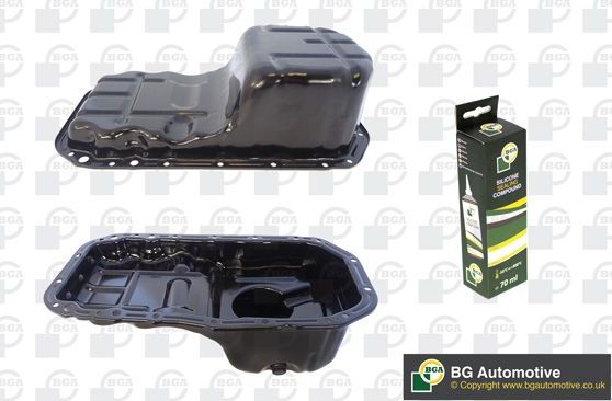 Масляный поддон картера двигателя BGA для Mitsubishi Lancer VII 1995-2003. Артикул SP6101