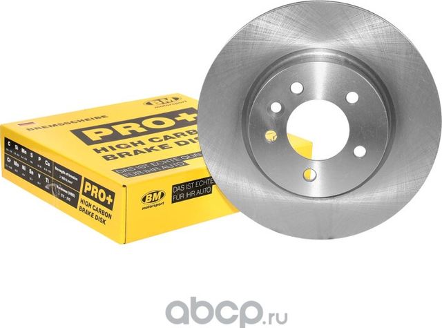 Диск тормозной высокоуглеродистый вентилируемый передний (BM). Артикул WIP0021