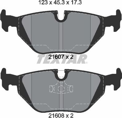 Тормозные колодки Textar Q+. Артикул 2160702