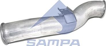 Глушитель Sampa передний для Scania 4 1995-2008. Артикул 041.244